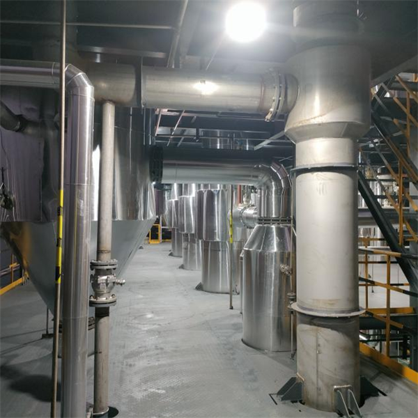 陜西某焦化濃鹽水提鹽項(xiàng)目蒸發(fā)器設(shè)備安裝現(xiàn)場